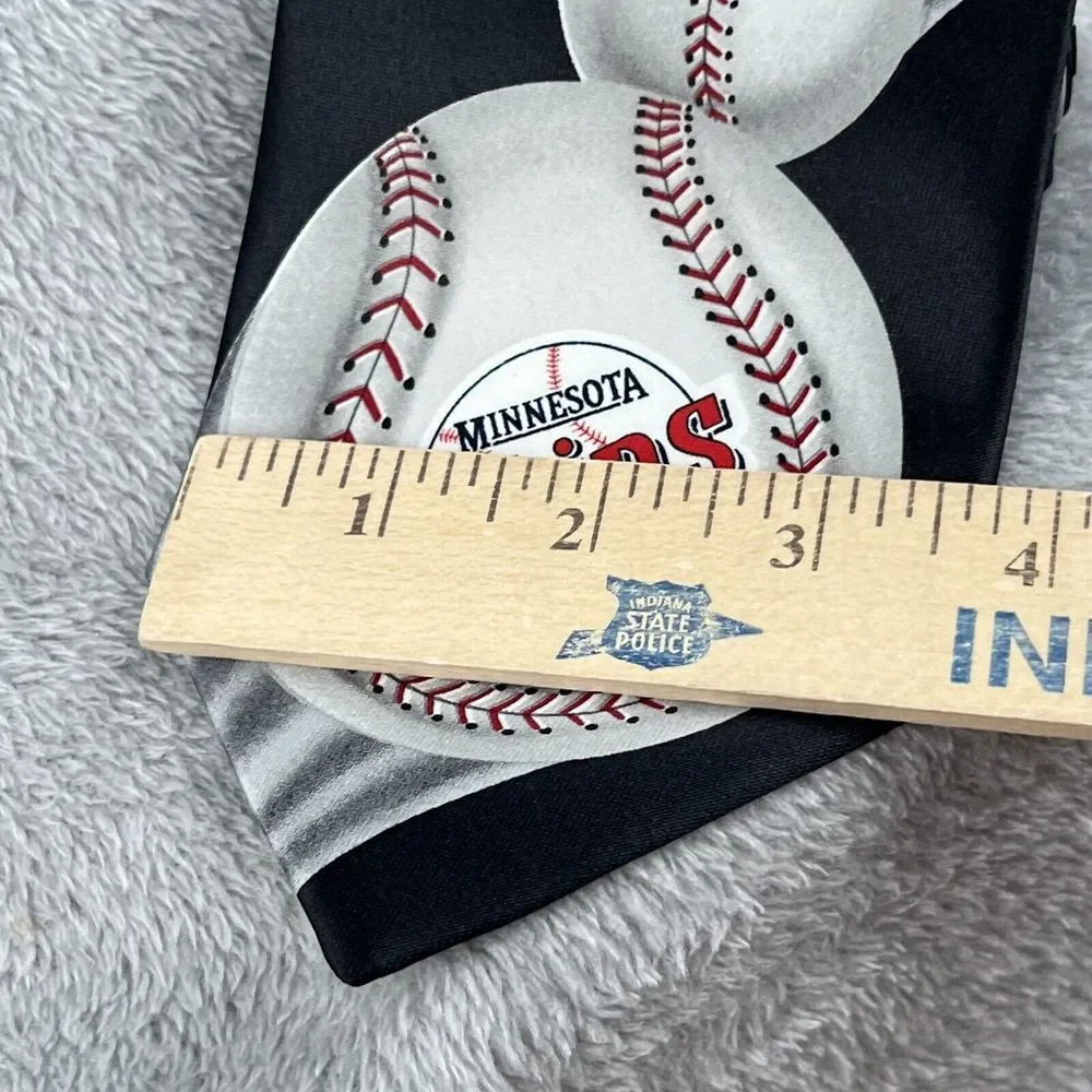 Vintage Minnesota Twins Necktie MLB Baseball Print Fandom 90s Ralph‎ Marlin